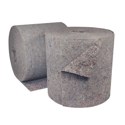 Item #TR18-144 - Gray Universal Recycled Industrial Tuff Rug Rolls, 18" x 144'